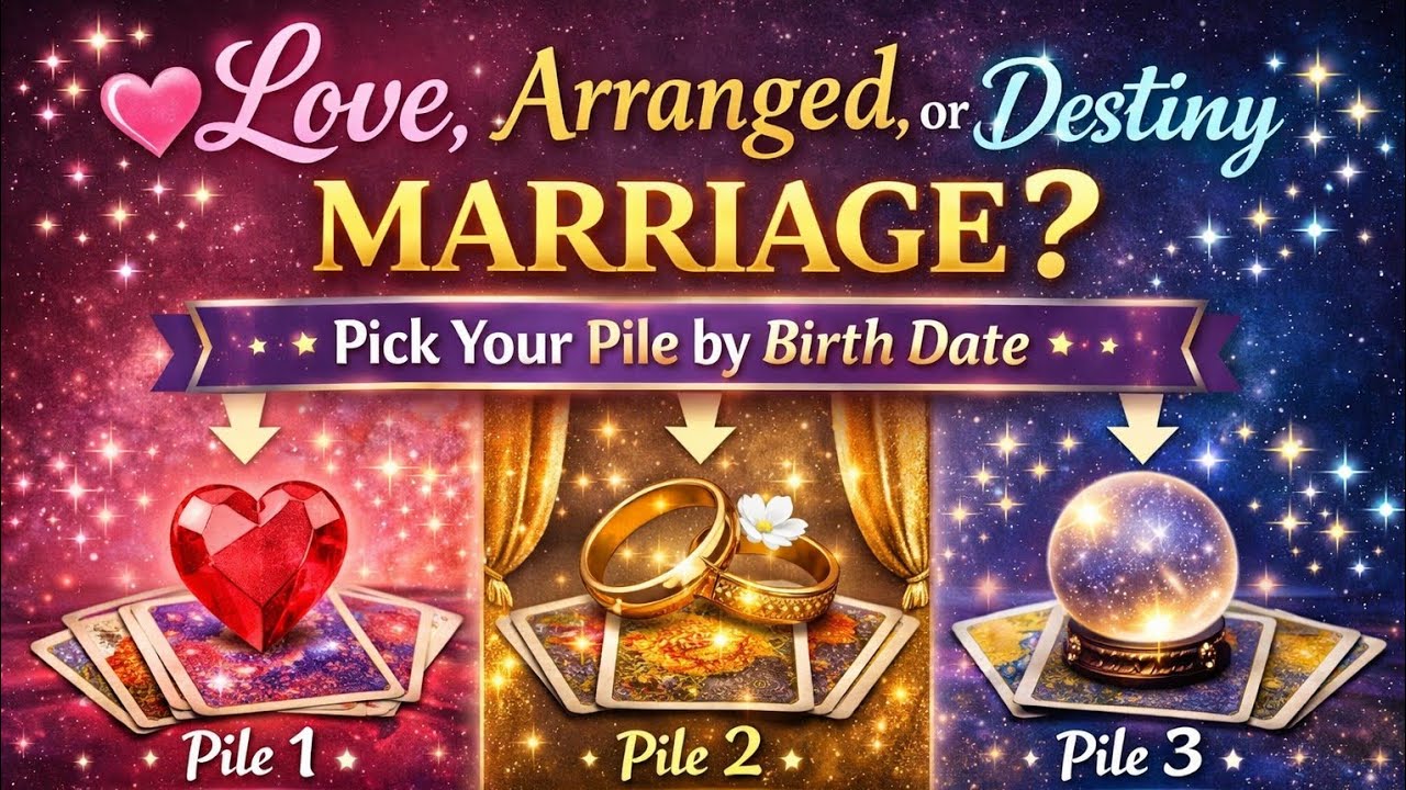 “Which Marriage Is Written for You? 💍 Love, Family or Fate? | Pick a Pile Tarot Reading”