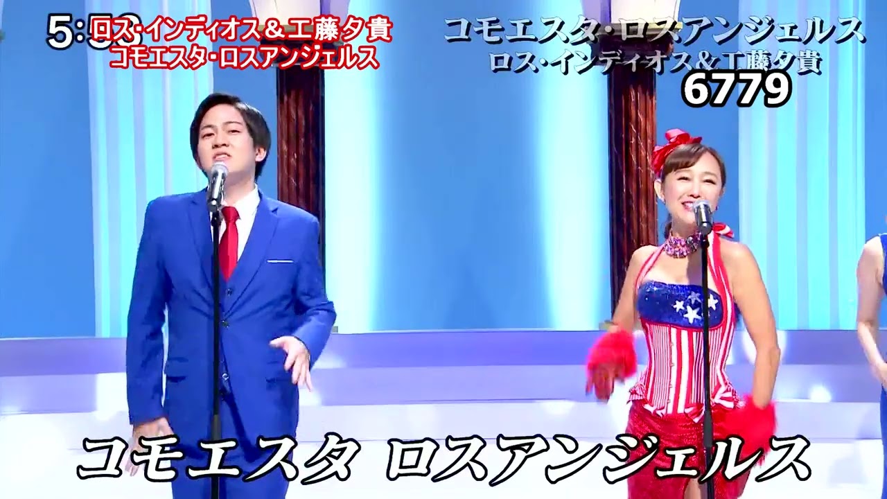 ★・25014,　🧑ロス・インディオス＆👩🏻工藤夕貴　コモエスタ・ロスアンジェルス