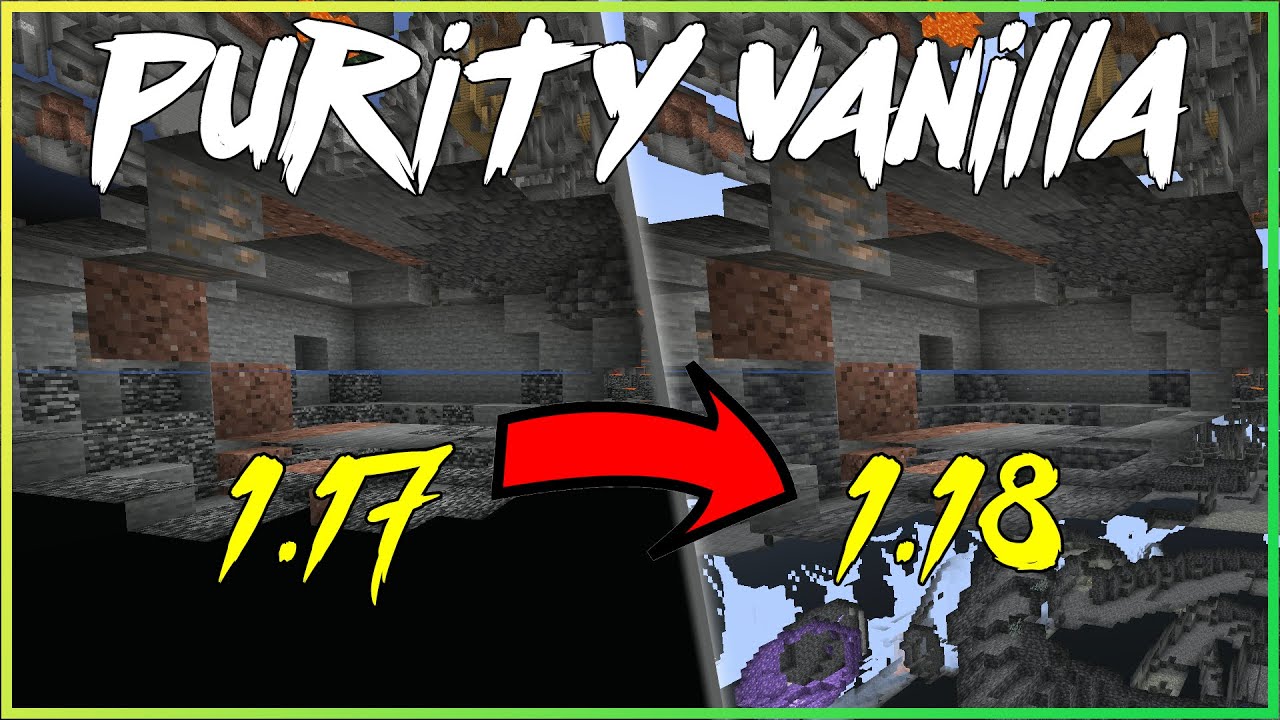 PurityVanilla Updating to 1.18, Frrost Hacks, Basehunting | Minecraft