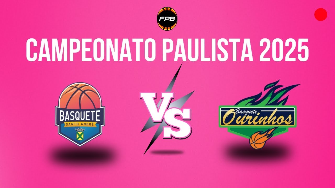 SANTO ANDRÉ X OURINHOS - AO VIVO COM IMAGENS | CAMPEONATO PAULISTA 2025