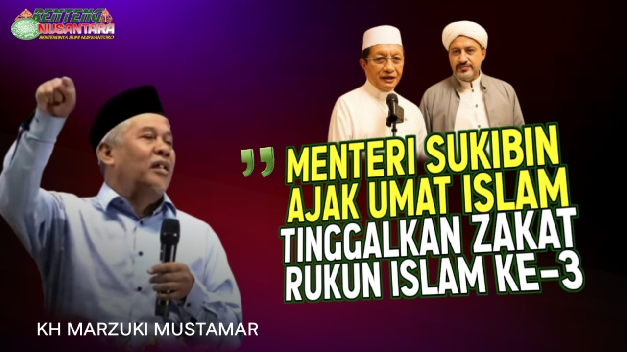 Viral Menteri Agama Ajak Tinggalkan Zakat - KH Marzuki Mustamar Langsung Angkat Bicara