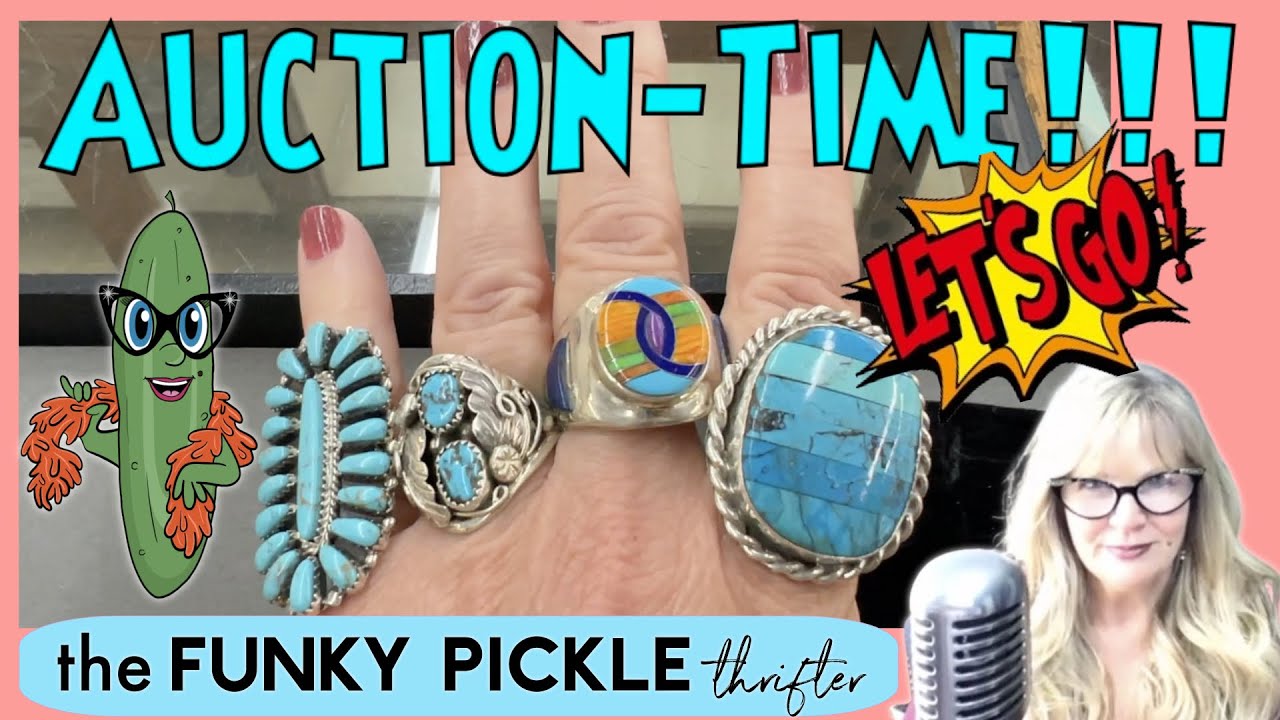 JEWELRY AUCTION Vintage & Antique I BOUGHT TWO LOTS!!!! Ride along with Me