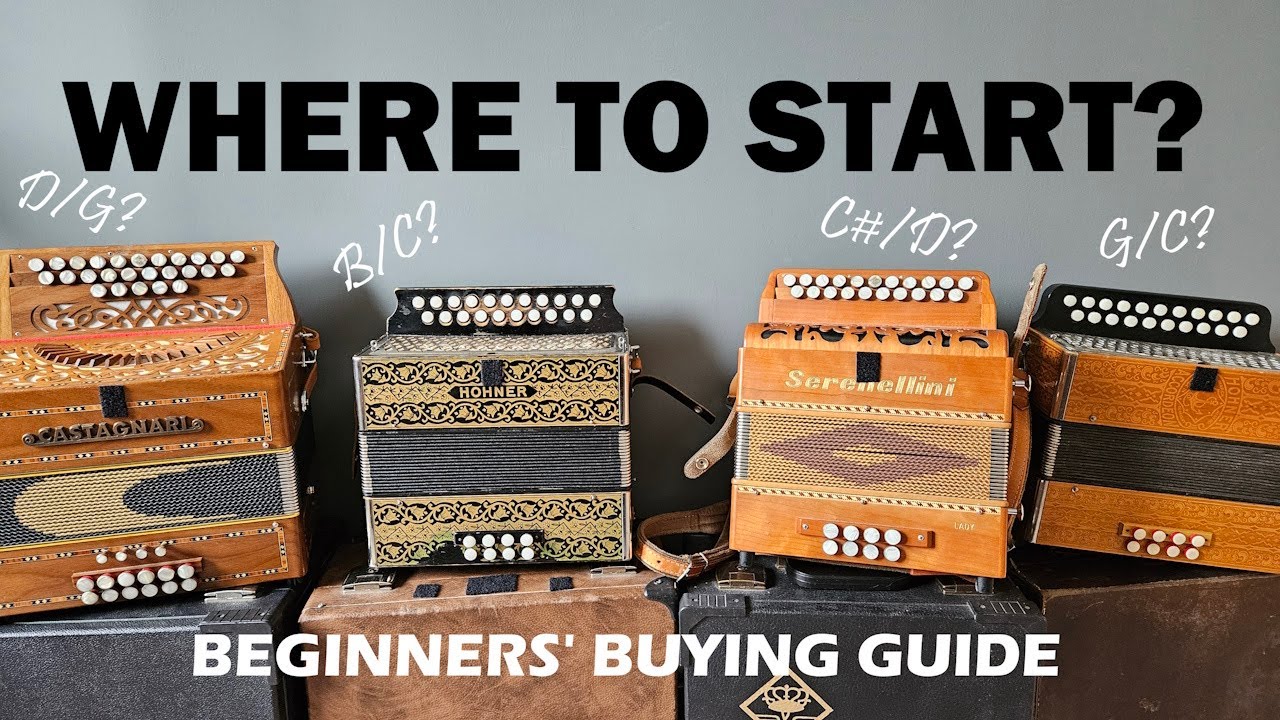 Melodeon / (Diatonic) Button Accordion - Beginners' Introduction, Buying Guide, DG vs BC vs GC