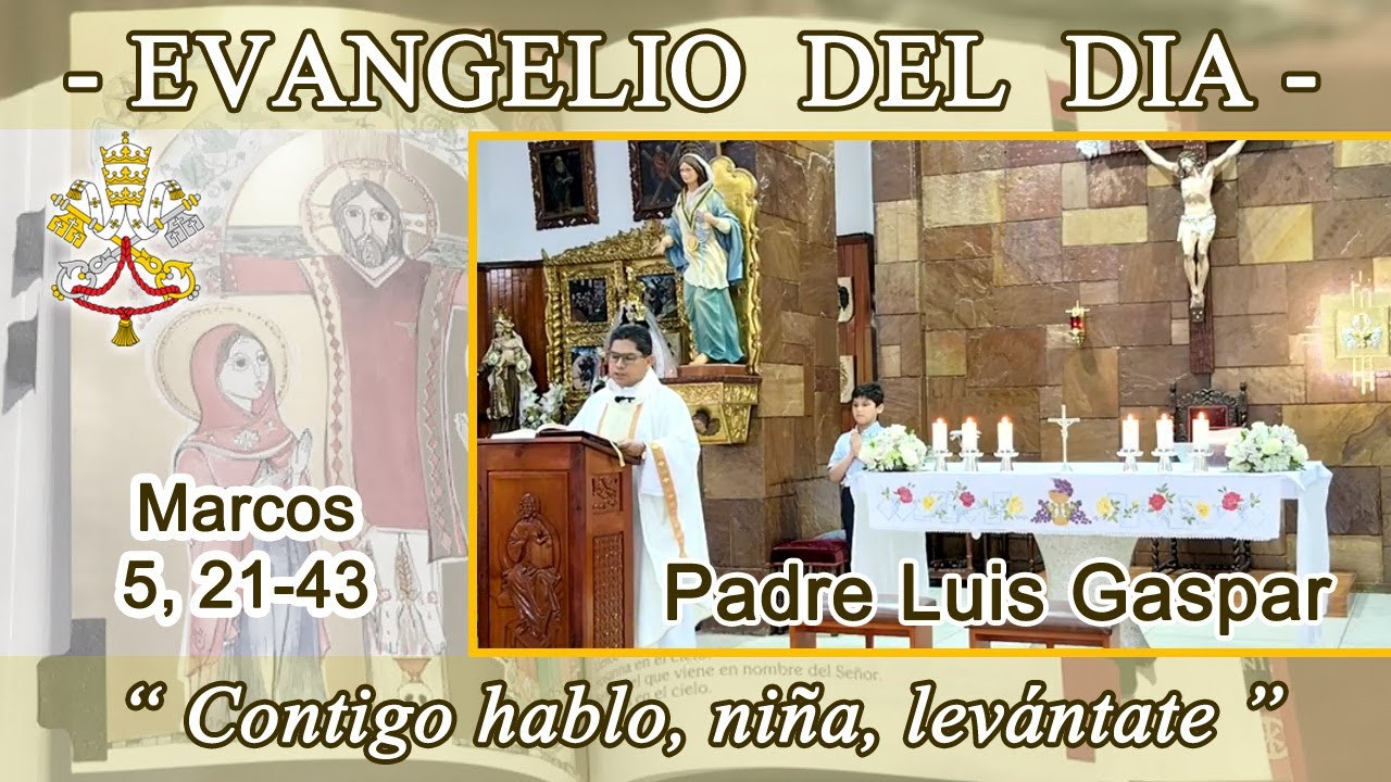 Evangelio día Martes 03/02/26 - Padre Luis Gaspar - Marcos 5, 21-43 La hemorroísa y la hija de Jairo
