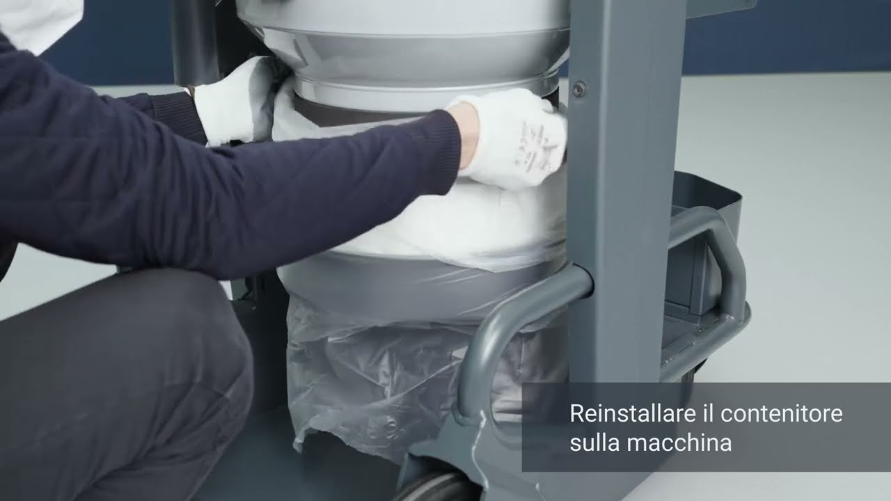 Aspiratore Industriale VHB120 a Batteria con Longopac: Guida rapida all'utilizzo