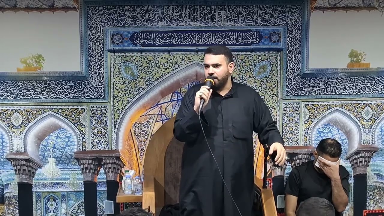 ماتم المرحوم الحاج عباس الشرقي - الخطيب ملا علي فيصل نعي الأخير من ليلة ٧ محرم ١٤٤٧هـ
