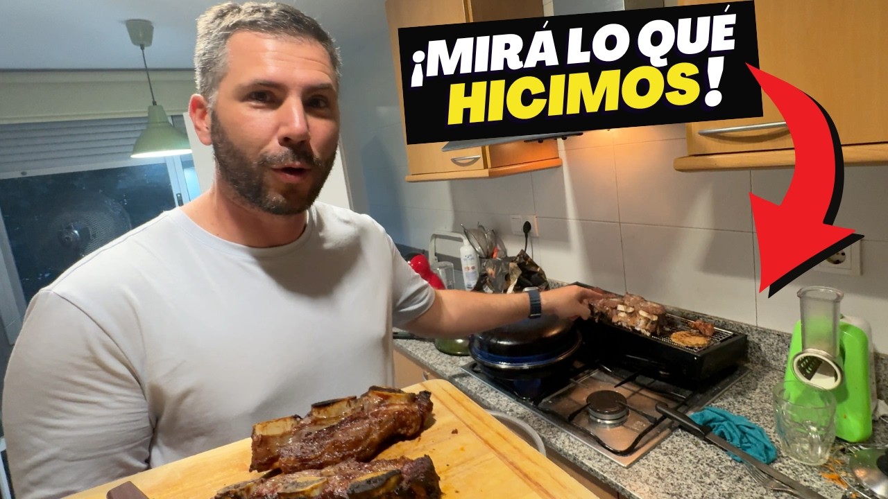 HAGO UN ASADO ALGO EXTRAÑO CON MI SUEGRO - #barcelona