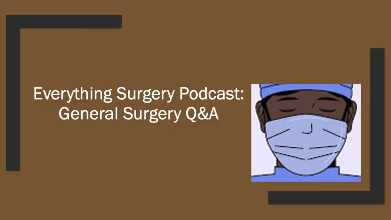 ESP- Colon and Rectum Q&A Part 2 (Pre-Op Assessment, ERAS)