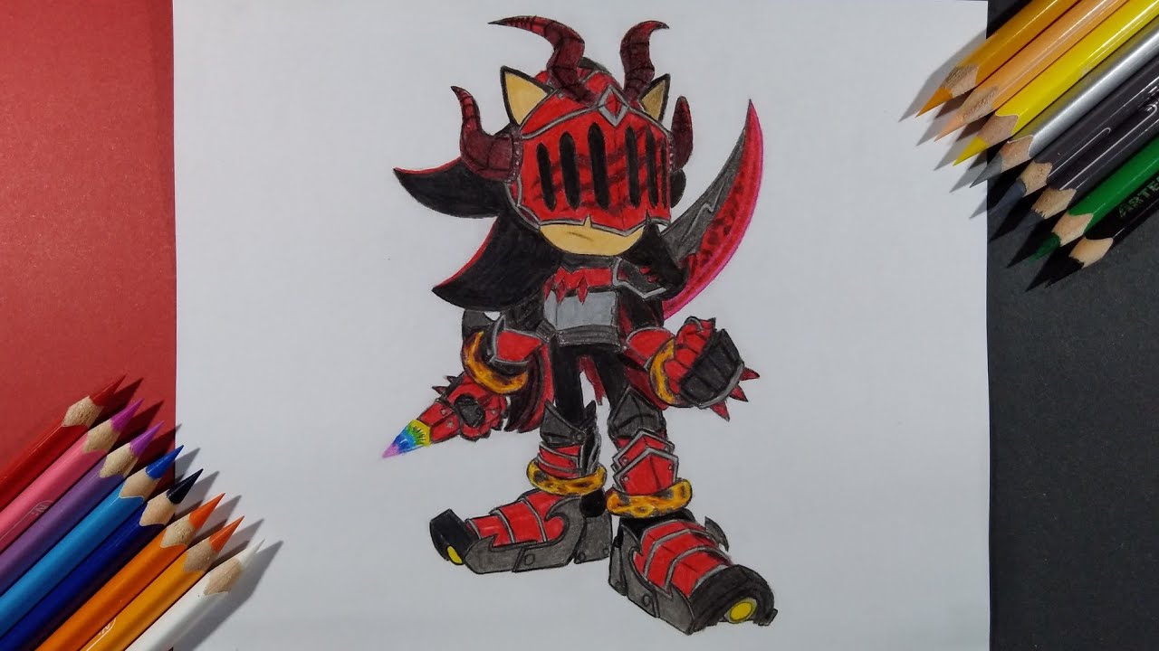 Dibujando a Lancelot Cazadragones | Sonic Forces: Speed Battle | Drawing Lancelot Dragon Slayer