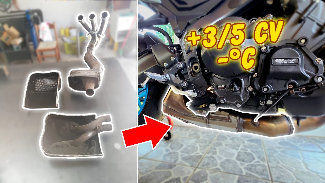 MODIFICO LO SCARICO DELLA MIA MT-09 🤯