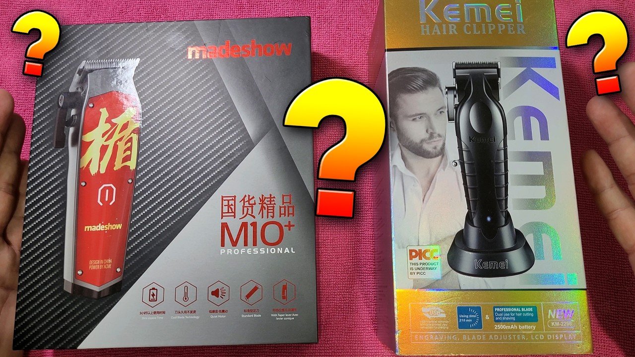 Qual melhor máquina de cortar cabelo? Madeshow m10 Plus ou Kemei 2296?