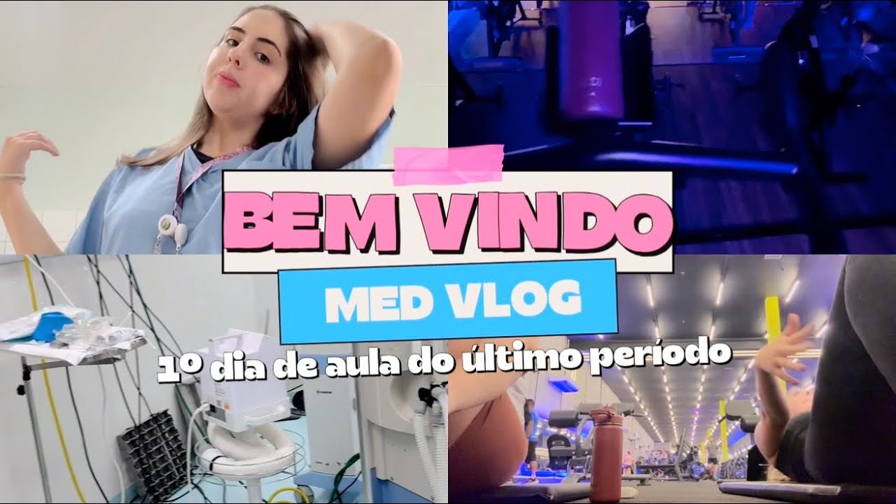 MEDVLOG #10 - Primeiro dia de aula do último período #medvlog #medicina #estudante 