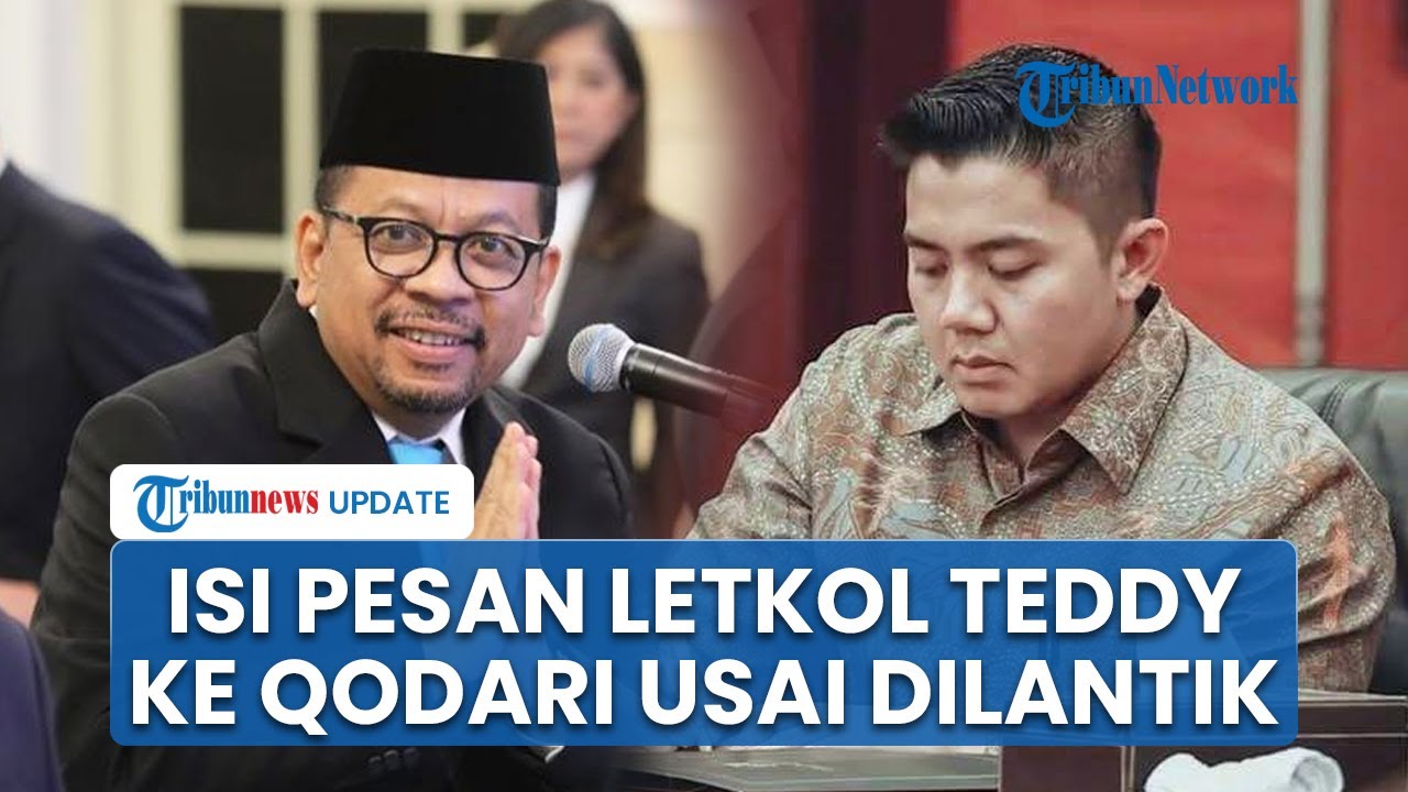 Qodari Akui Dapat Pesan Khusus dari Letkol Teddy seusai Dilantik Prabowo Jadi KSP, Ini Isinya