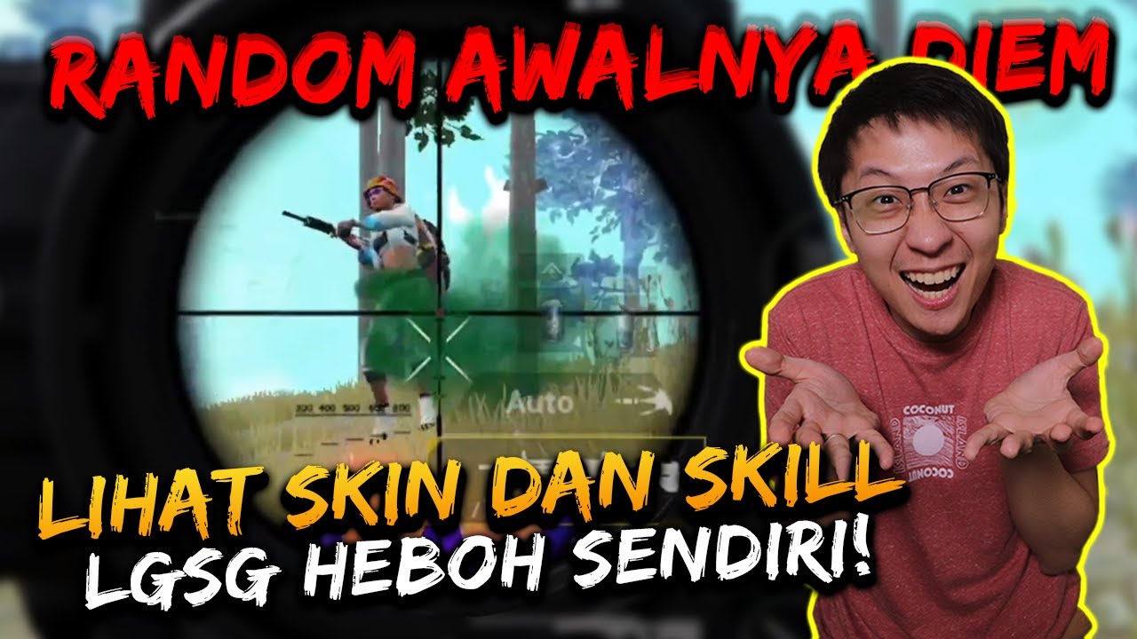 AWALNYA DIEM! RANDOM ABIS LIAT SKIN NGEKILL TERUS HEBOH SENDIRI!! | PUBG MOBILE