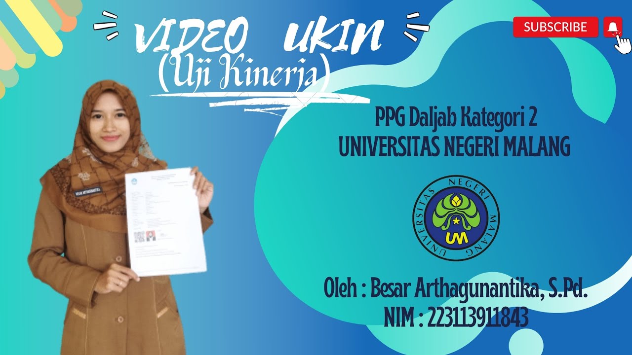VIDEO UKIN PPG DALJAB KATEGORI 2 TAHUN 2022 UNIVERSITAS NEGERI MALANG
