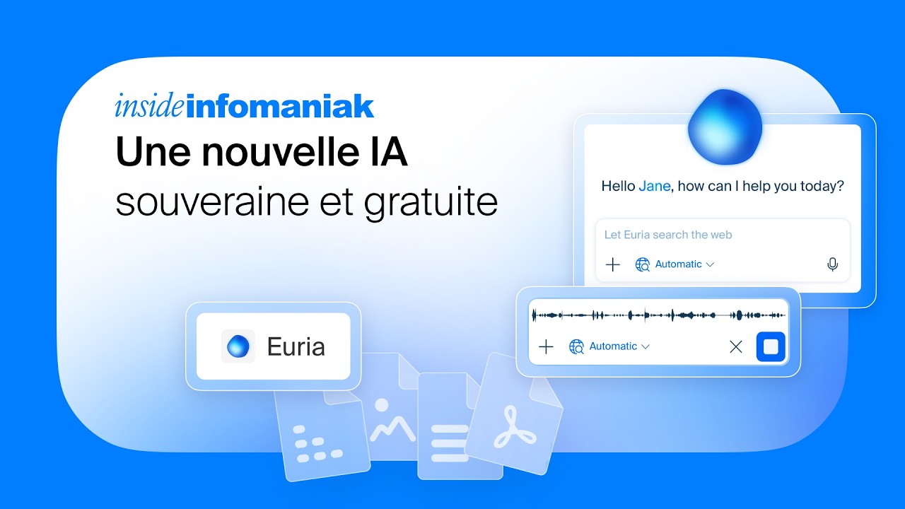 Inside Infomaniak #1: Euria, l’IA suisse éthique et souveraine qui protège vos données et la planète