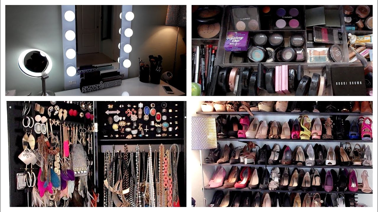 Beauty Room Tour + Vanity + Makeup Collection Organization & Storage