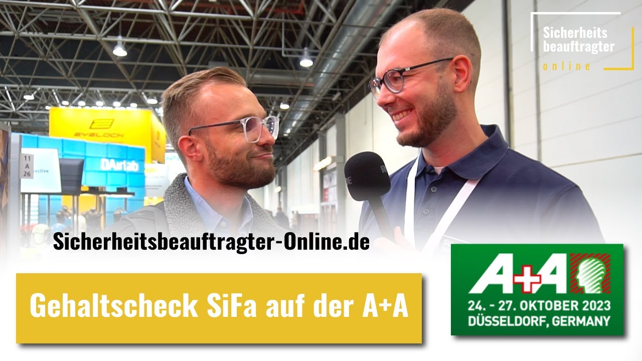 Lohnt sich das? - Was verdient eine SiFa auf der A+A?