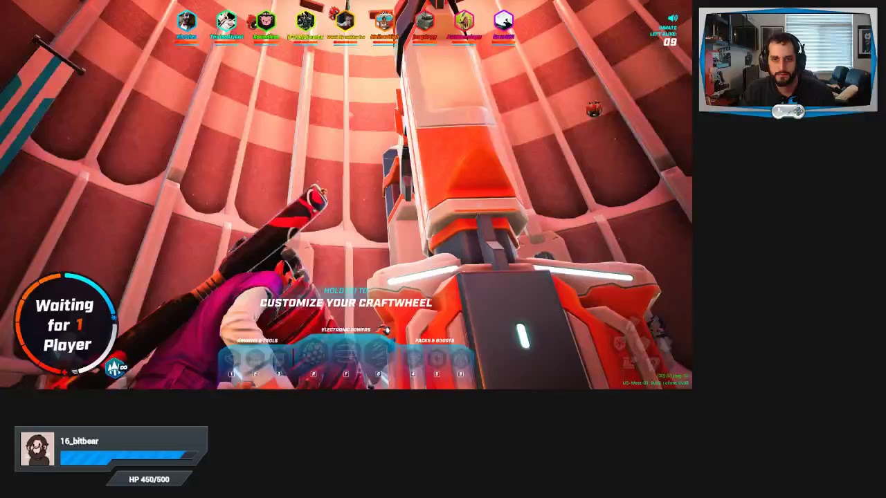 First game and look into the customization of Darwin Project