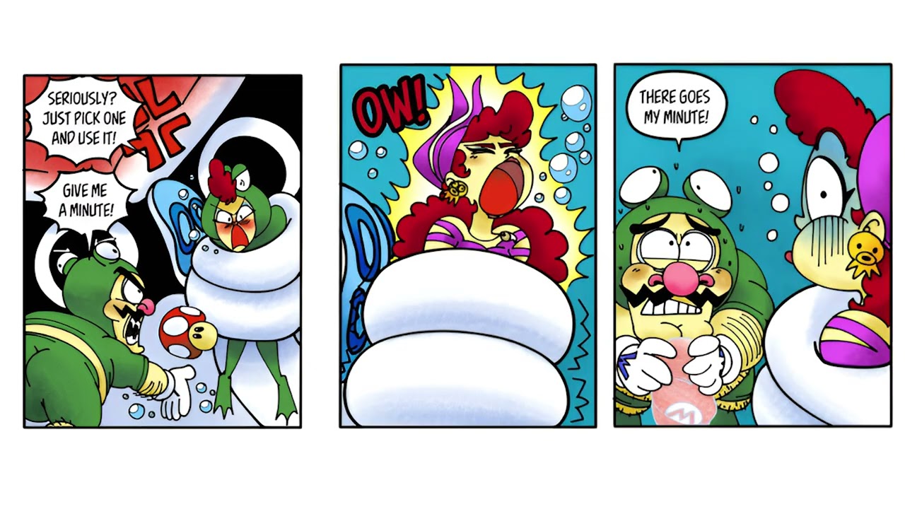 Super Mario Adventures Continued: Wario's All Wet! (Comic Dub)