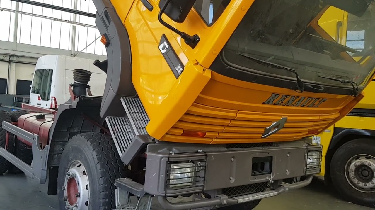 levage cabine d'un poids lourds Renault G