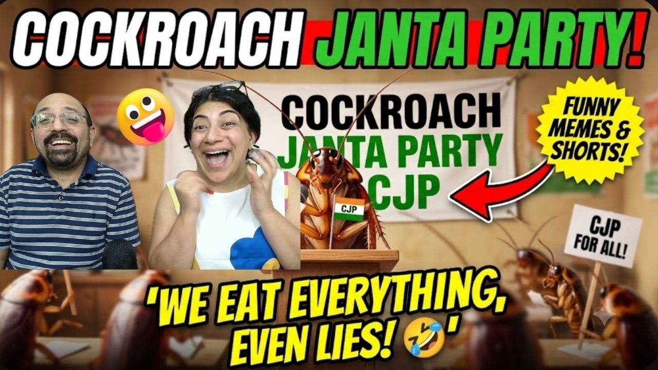 Cockroach Janta Party 🤯🪳CJP Youth Party || Funny Memes & Shorts 🤪|| #cjp #cockroachjantaparty #funny