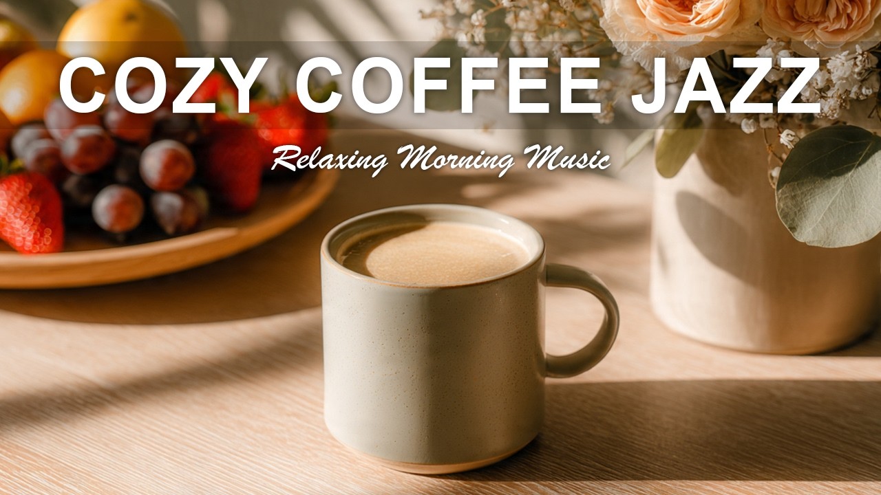 Cozy Coffee Jazz - Natural Soft Jazz ☕ Smooth & Relaxing Jazz for Work, Study & Sleep