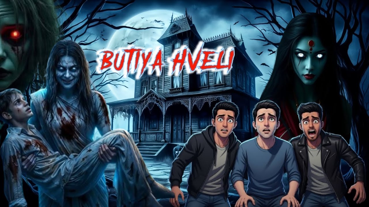 भूतिया हवेली का खौफनाक मंजर।  Horror story। Haunted story।  Teen dost। Bhutiya kahani। viral 