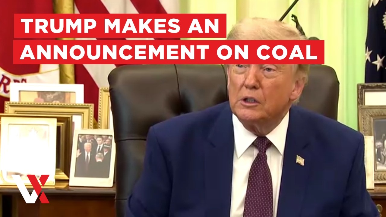 LIVE | President Trump Unveils New Coal Policy in Washington | VERTEX