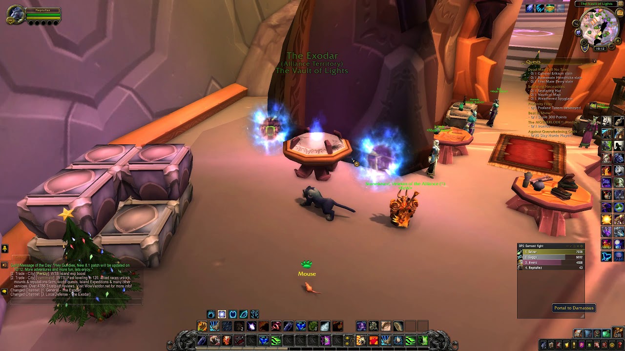 Portal to Darkshore/Ivus the Decayed World Boss- Battle for Azeroth