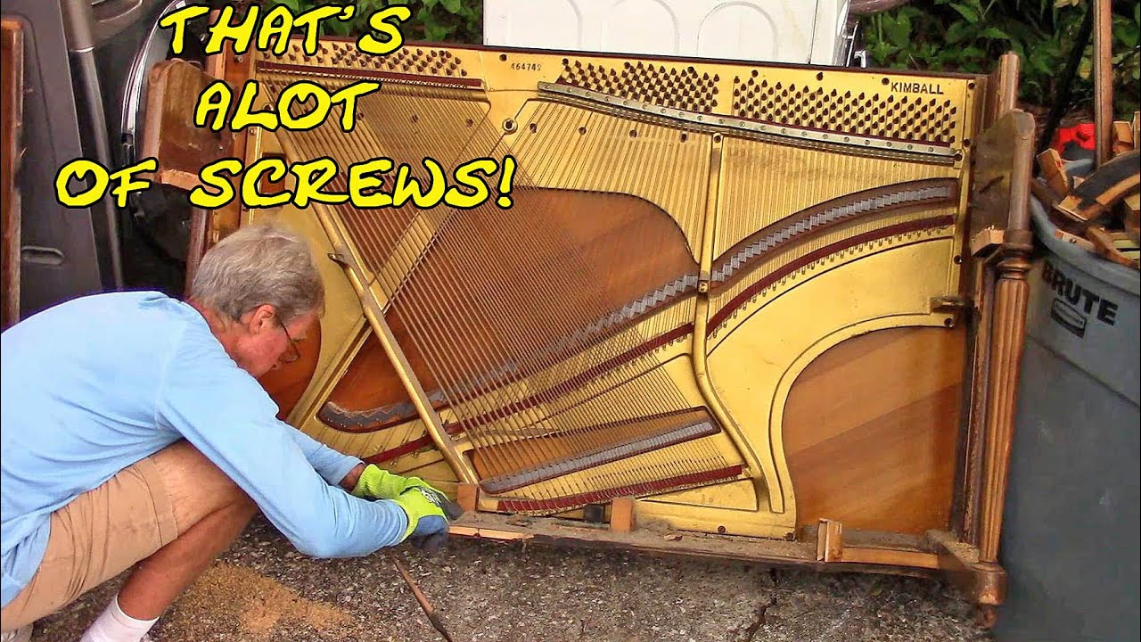 Removing a piano string plate