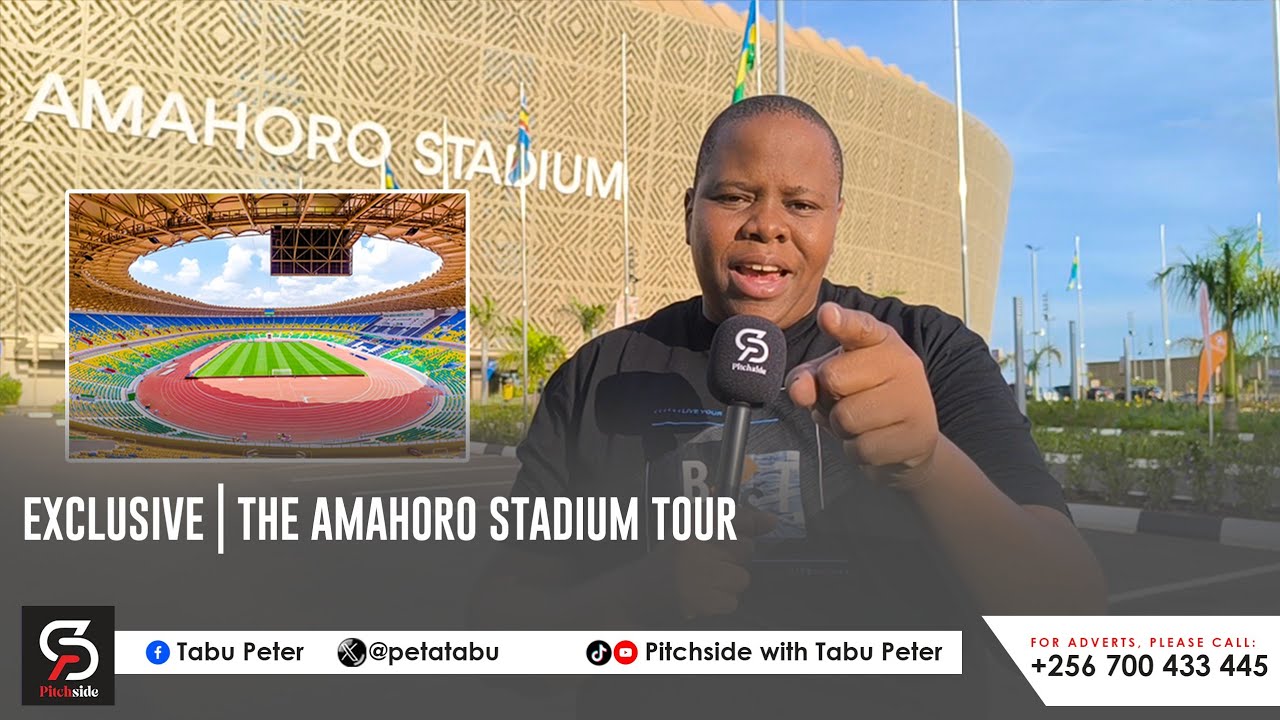 EXCLUSIVE AMAHORO STADIUM TOUR (VVIP, Media Section, Playing Turf, Sky Box, Presidential Suit).