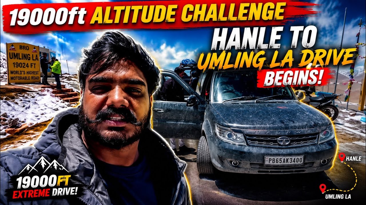 WINTER LADAKH | PANGONG TO UMLING LA | EP-5 SAFARI STORME 