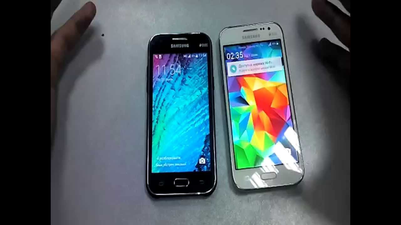 Обзор  Samsung Galaxy J1  VS  Samsung Galaxy Core Prime VE G361H