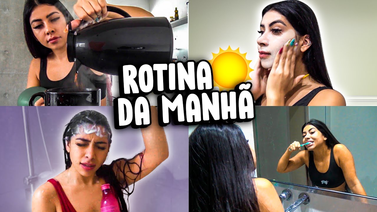 MINHA ROTINA DA MANHÃ