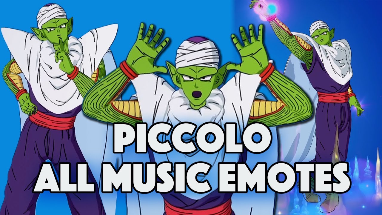 Piccolo Dances All Music Emotes (That we Have) - FORTNITE