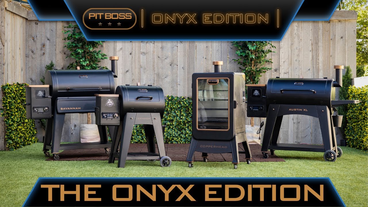 Introducing the All-New Line Up Of Onyx Edition Pellet Grills and Smokers | Pit Boss Grills