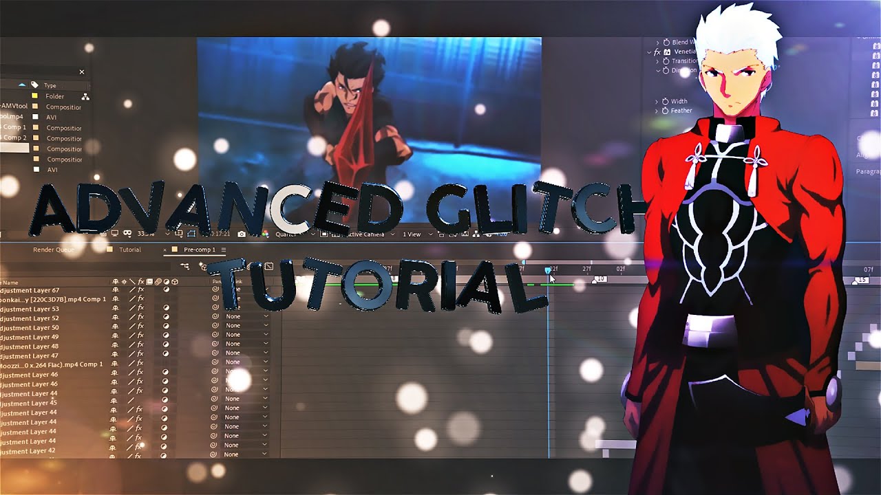 Advanced Glitch Tutorial (After Effects CC with Preset Pack & Project File) AMVs