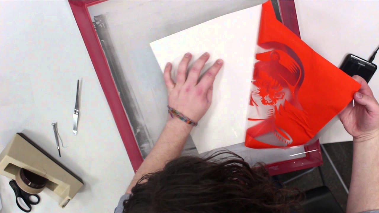 Screen Printing with the Vinyl Cutter