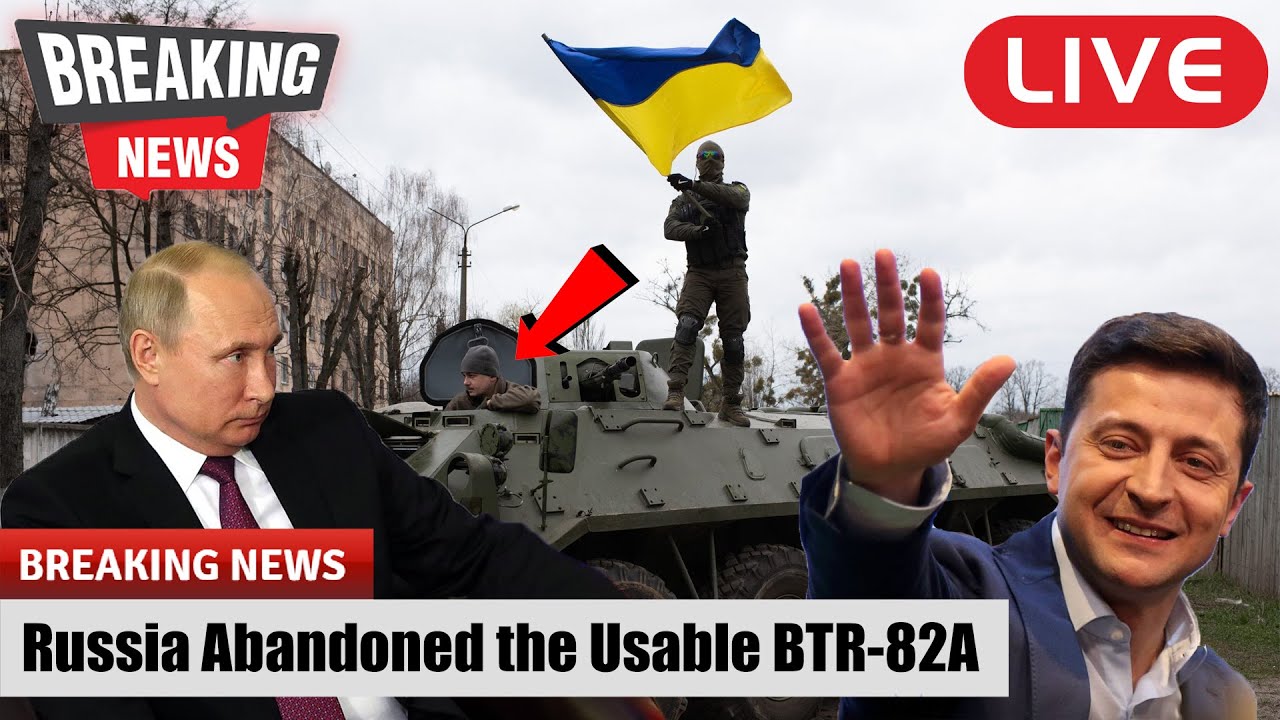 BIG MISTAKE! Russian Soldiers Abandoned the Usable BTR-82A