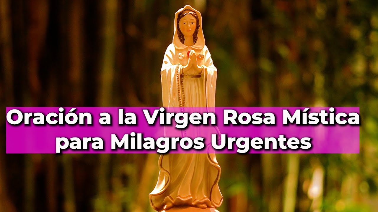 Oración Poderosa a la Virgen ROSA MÍSTICA para Casos URGENTES y MILAGROS - Alimento de Fe