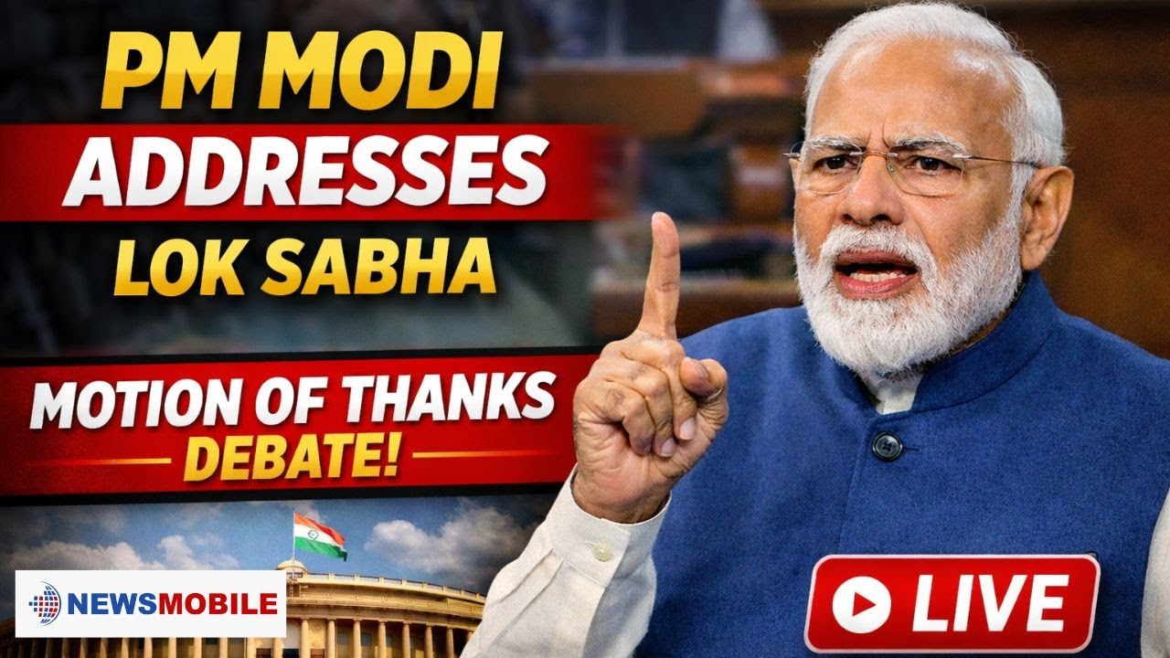 PM Modi Replies to Motion of Thanks on President&rsquo;s Address | LIVE from Lok Sabha