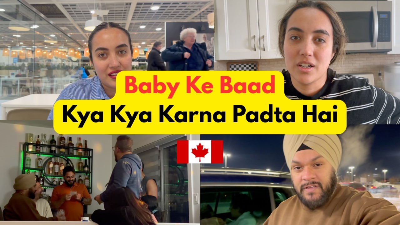 Baby's First Big Shopping | Gursahib and Jasmine in Canada