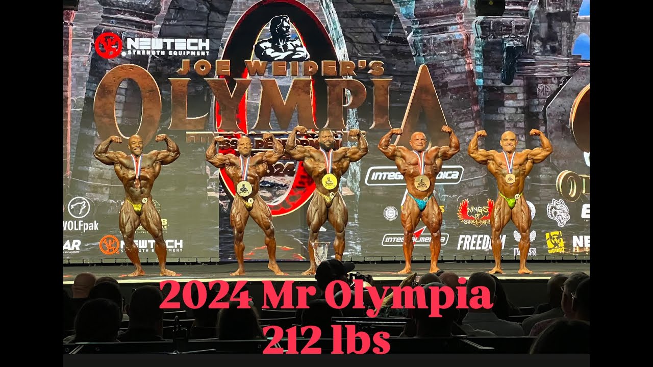 Top 4 comparison at the 212 lbs Mr Olympia '24