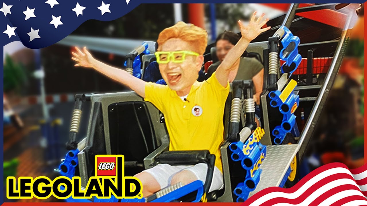 Kangi likes Legoland Rides!! 강이와 레고랜드 놀이기구 타요!