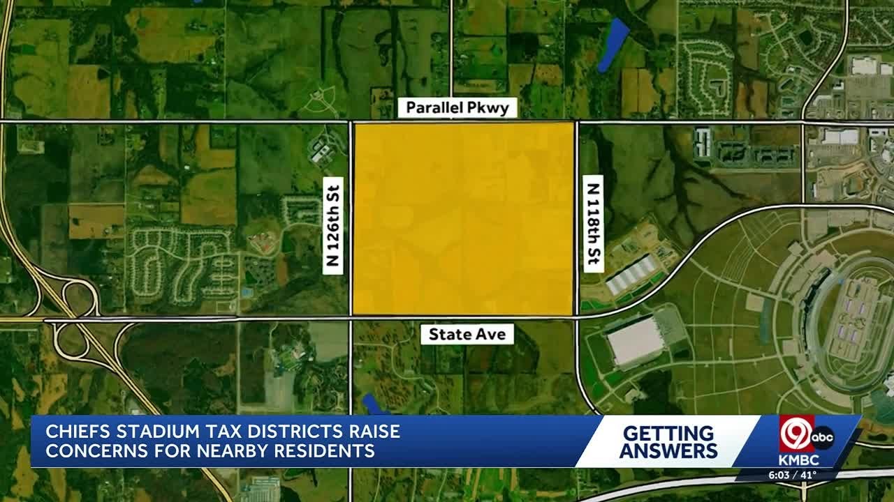 Chiefs stadium tax districts raise concerns for nearby residents in KCK, Olathe