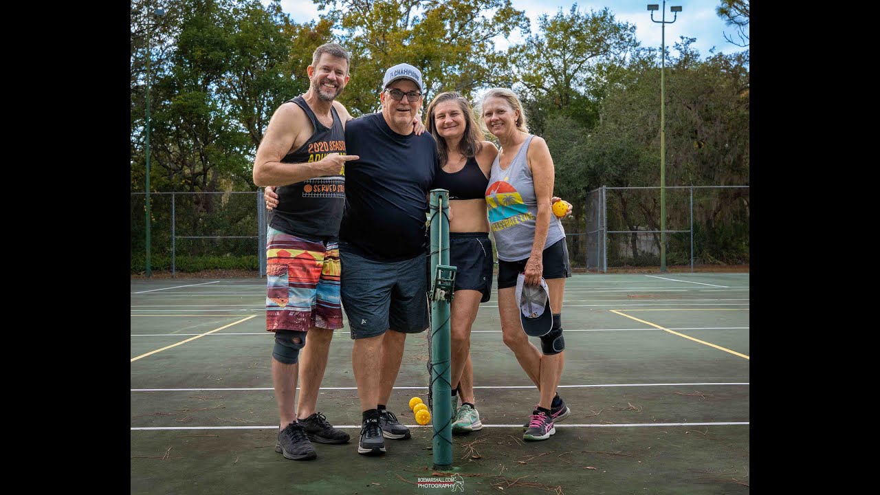 12/28/25 Mauri, Marc, Jill, and Boe - Pickleball Tourney.  DJI Mavic 3 Pro Cine, and DaVinci Resolve