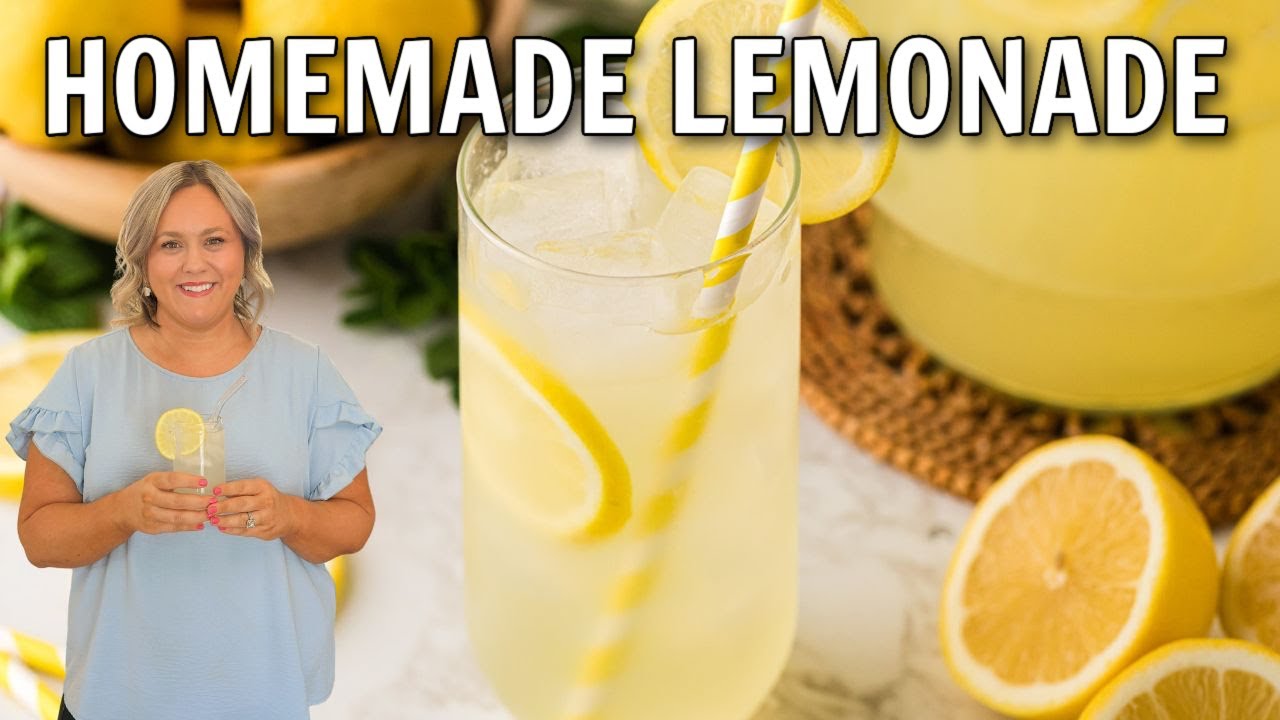 How to Make Homemade Lemonade with Real Lemons
