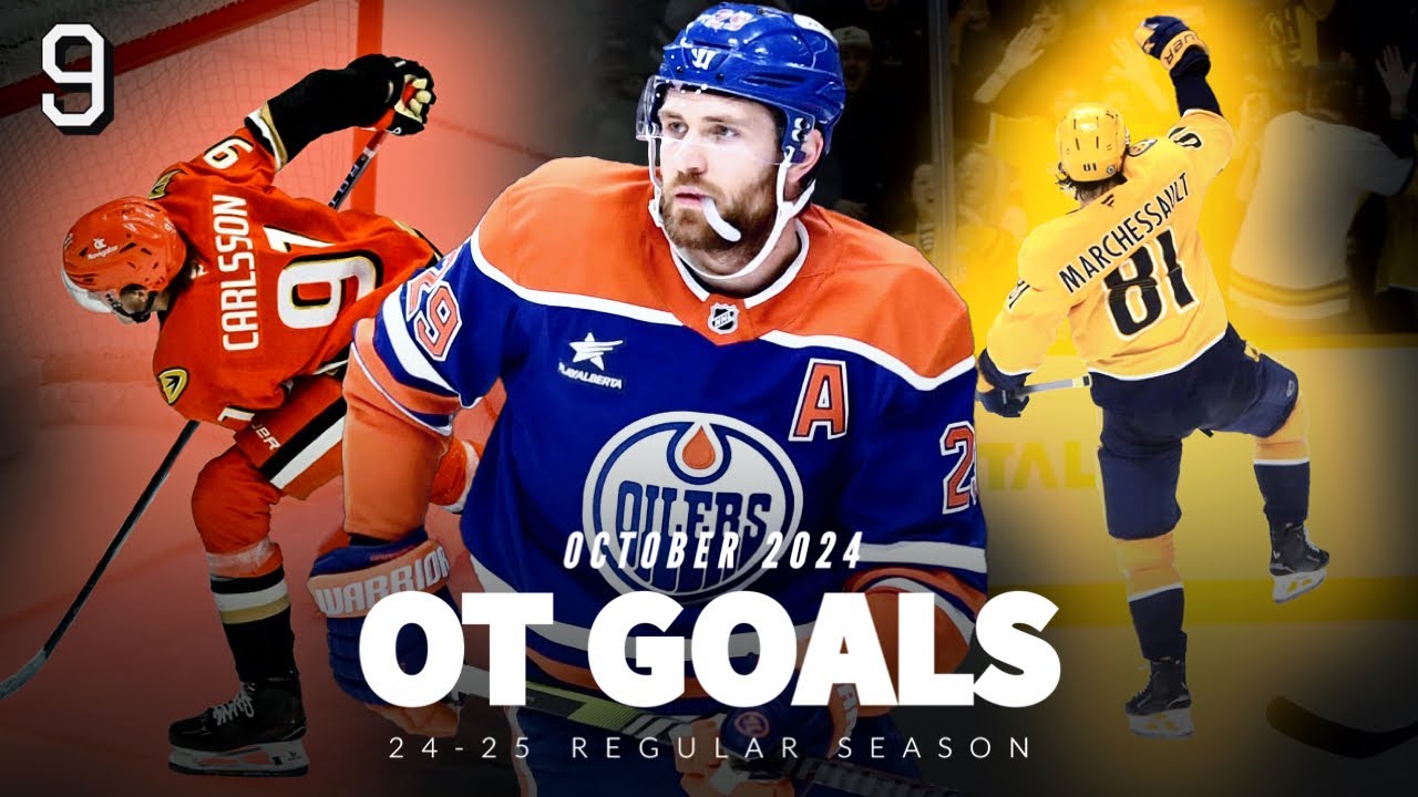 Every NHL OT Winner in October 2024 | 2024-25 NHL Highlights