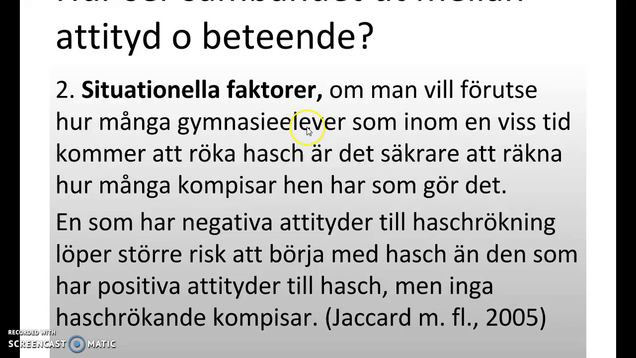 Socialpsykologi attityder